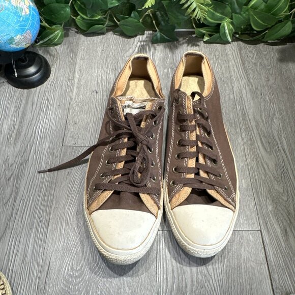 Converse All Star Double Tongue Double Lace Brown Sneakers Mens 13 - Picture 2 of 10